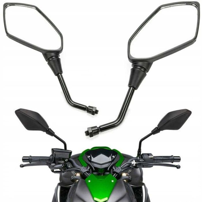 Lusterka motocyklowe skuter quad M8 M10 obejmy redukcje komplet