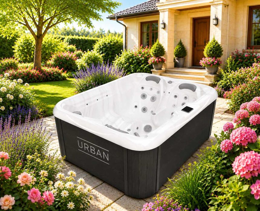Wanna spa jacuzzi Urban, 4 osobowa, 27 dysz hydromasażu, Wifi