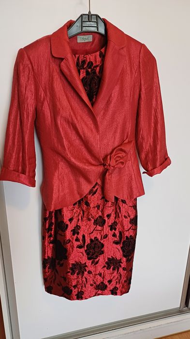 Sukienka z żakietem  wesele chrzciny komunia