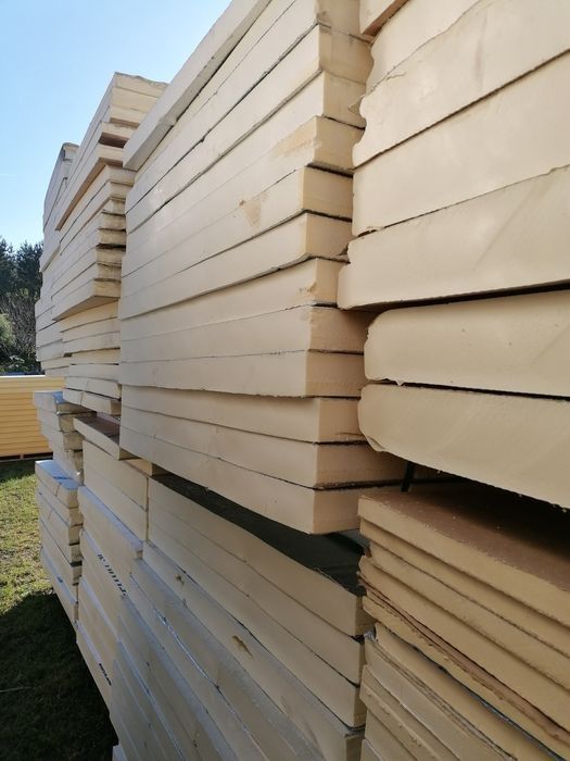 PIR płyta izolacyjna 0,022 200kPa z okładzina ALU Drugi gatunek TANIO
