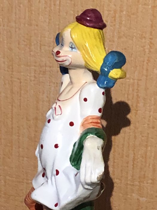 Вінтажна статуетка клоун клоунеса