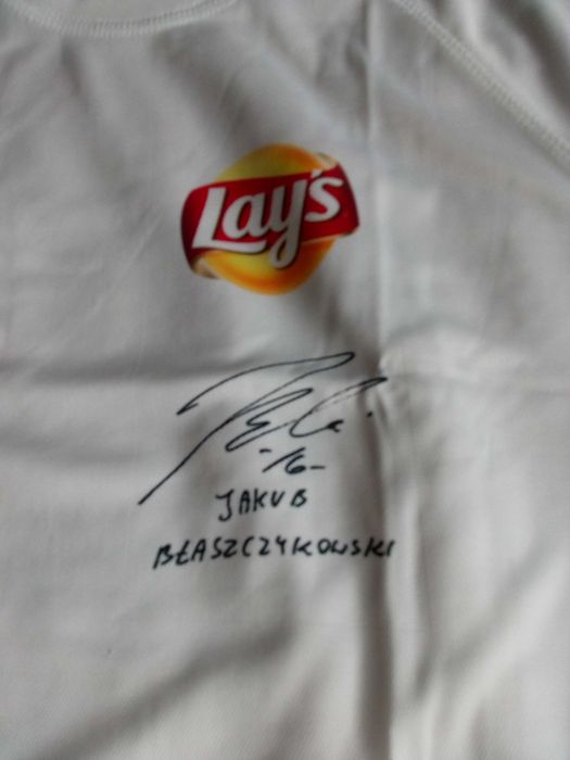 Koszulka, krótki rękaw, Lay’s z podpisem Kuby Błaszczykowskiego Odzież