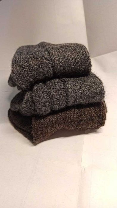 Шерстяні шкарпетки з візерунком