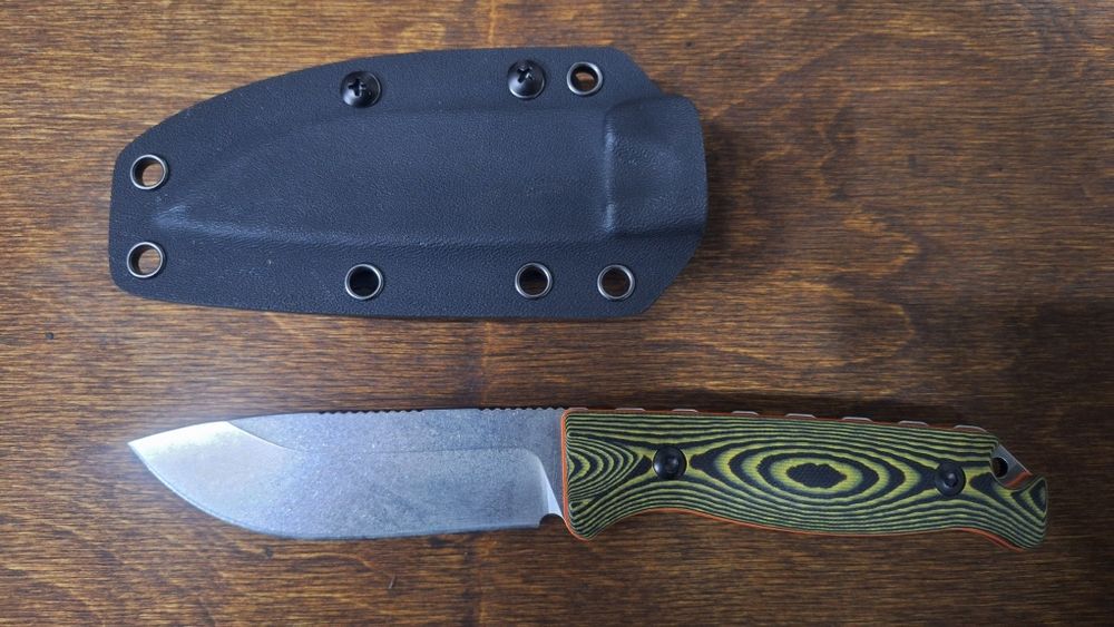 Nóż myśliwski Full Tang,survivalowy 8cr13mov kopia Benchmade nr.15002