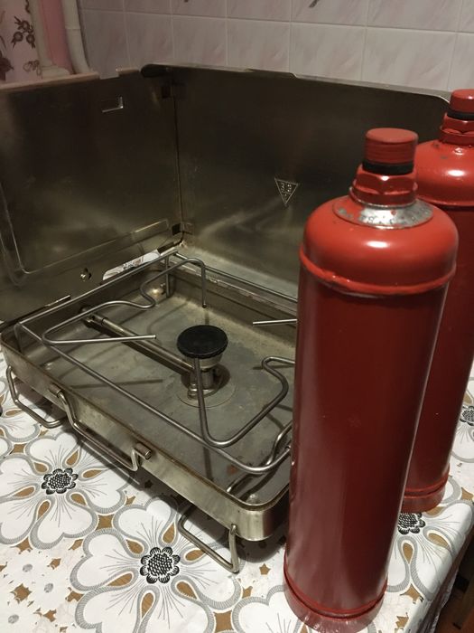 Туристическая газовая плитка СССР