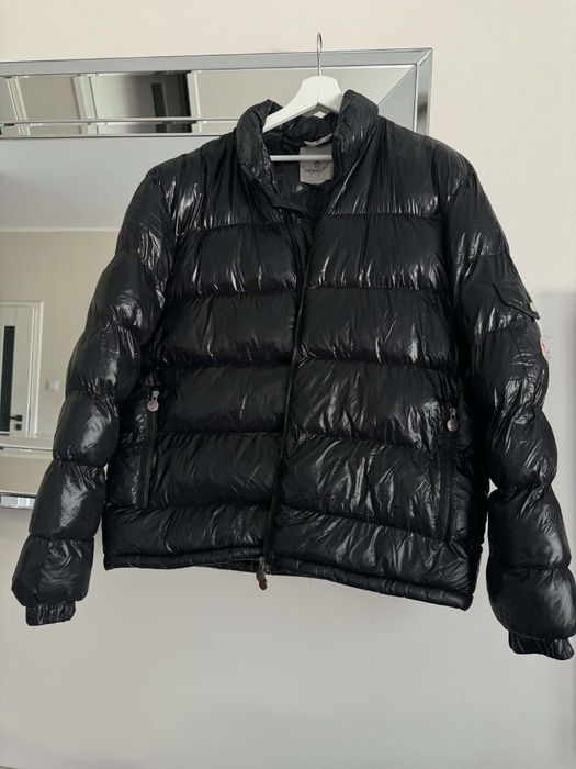 Kurtka zimowa pikowana połysk  Moncler roz XL