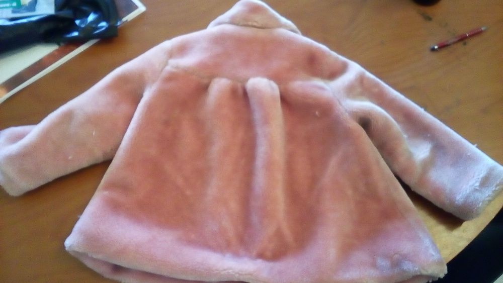 Casaco  de pelinho rosa Yoedu 4 anos