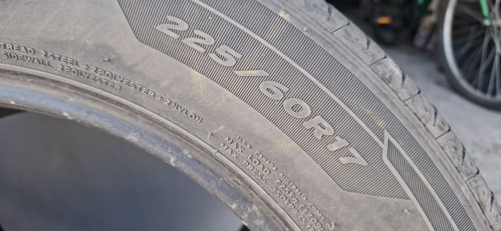 Шини літні 225/60 R17