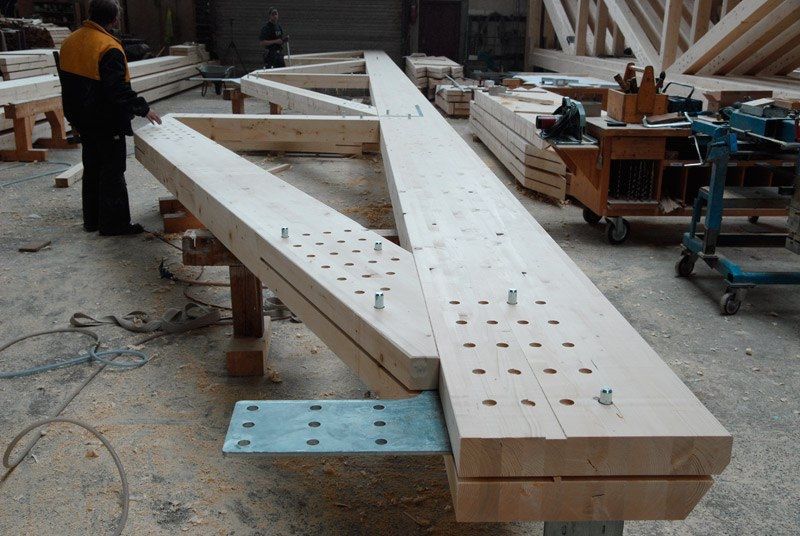 Профилированный брус, клеенный брус, балки перекрытия, садовая мебель