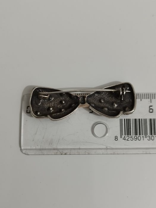 Pregadeira em prata 835 e ouro 375