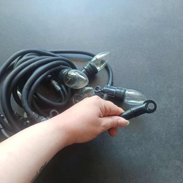 Lampki ogrodowe flame bulb