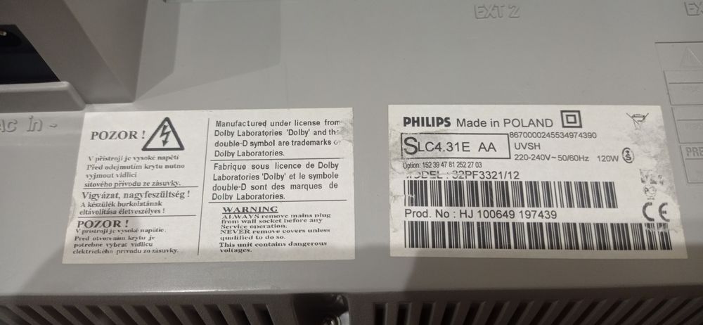 Телевизор PHILIPS FlatTV 32PF3321/12