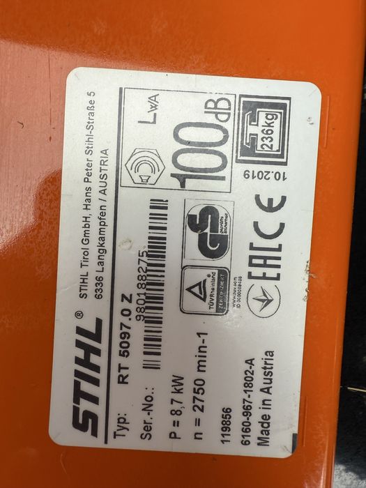 Traktorek kosiarka Stihl V-ka Briggs Hydro