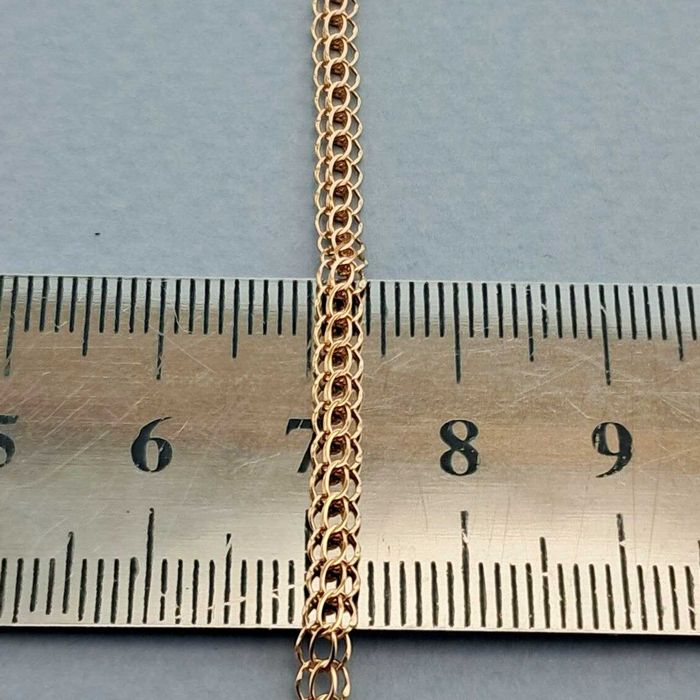 Золотой браслет золотий 2,28 гр 18,5 см браслет золото 585 проба