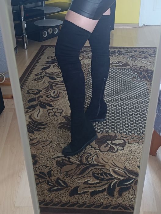 Botki 39 długie ,długość cholewki  74 cm m