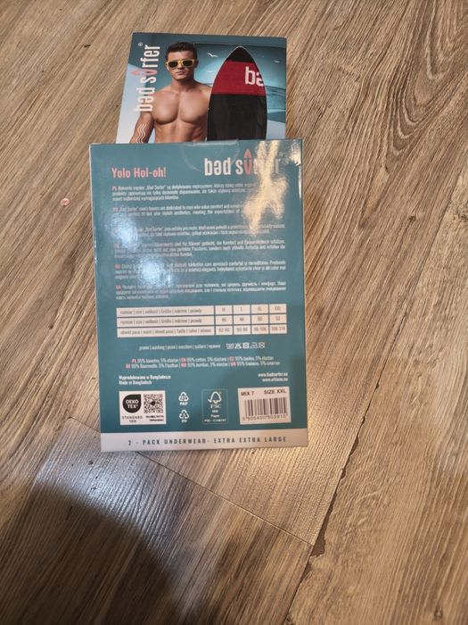 Bokserki męskie bad surfer XXL 2pak x2 komplety