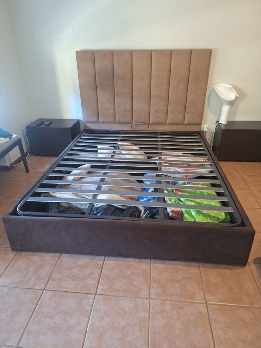 Cama sommier estrado elevatorio