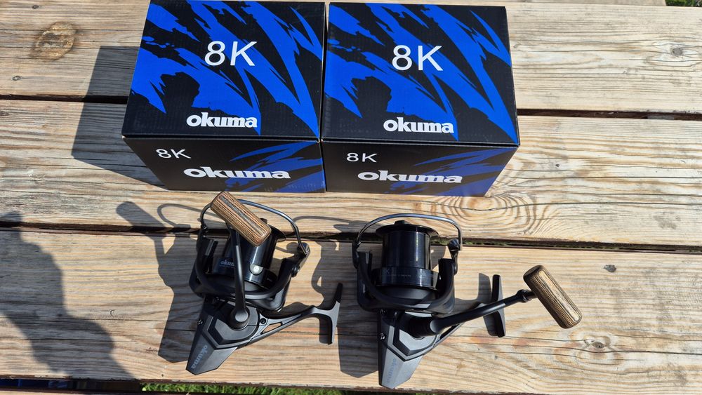 2 nowe kołowrotki okuma 8 k Zapraszamy