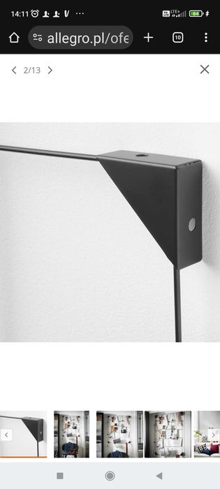 Spadała IKEA Kratka na zdjęcia, notatki,organizer na ścianę