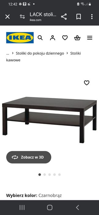 Stól ikea ciemnobrązowy