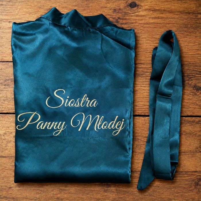 Szlafrok slubny siostra Panny Mlodej