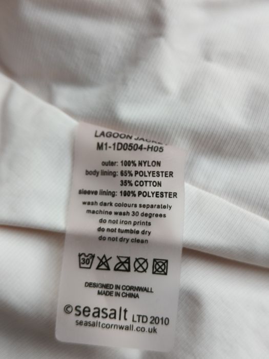 Seasalt kurtka przeciwdeszczowa lekko ocieplana rozmiar S