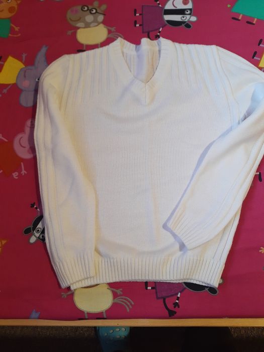 Sfetr biały komunijny