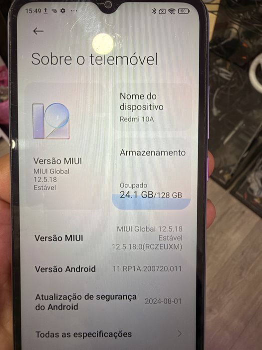 Xiaomi Redmi 10A de 128gb!
