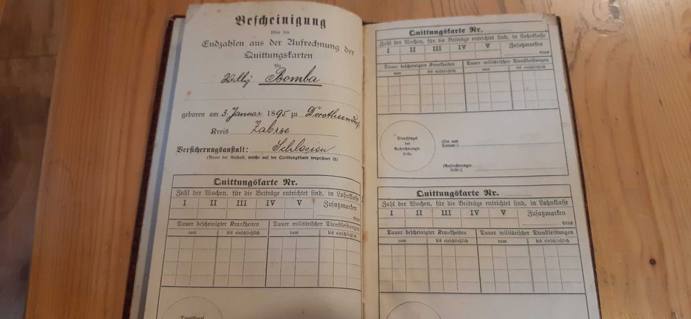 stary niemiecki dokument