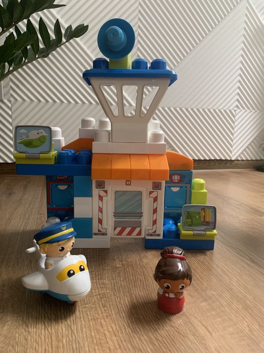 Klocki Mega blocks Lotnisko. Fisher Price