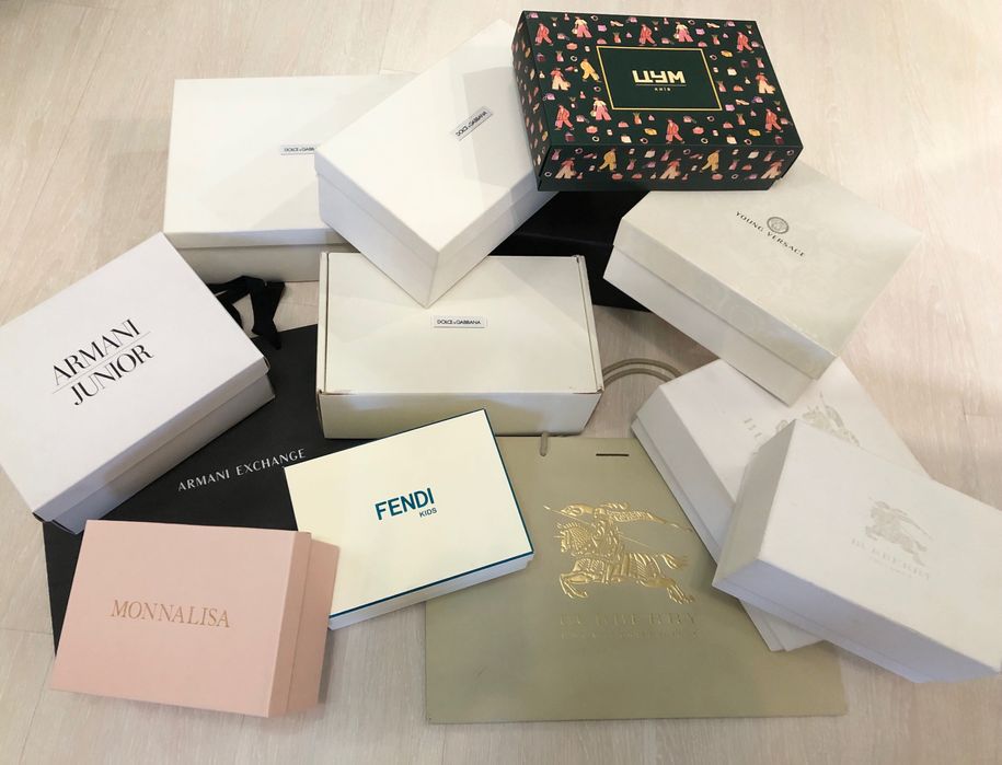 Коробка брендова пакет dolce gabbana armani fendi