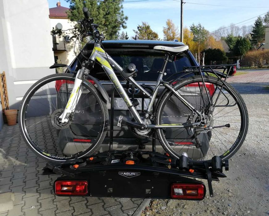 Platforma rowerowa na hak na 4 rowery Aguri Active BIke 3+1 Black