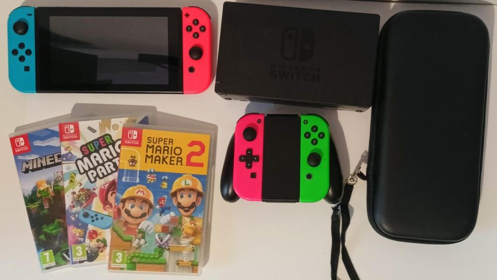 Konsola Nintendo Switch + gry