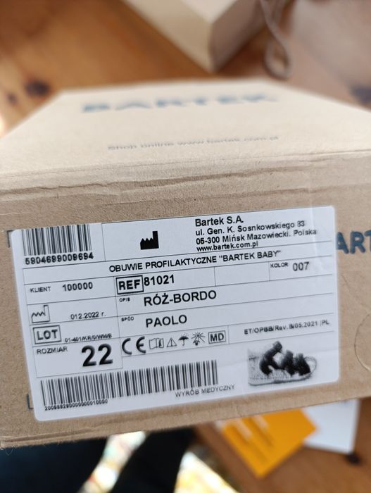 Sandały dziecięce Bartek rozmiar 22