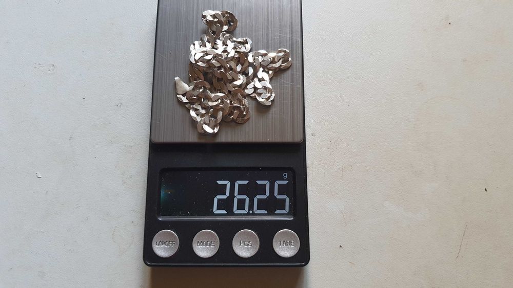 łańcuszek - pancerka - 26 gr srebro 925