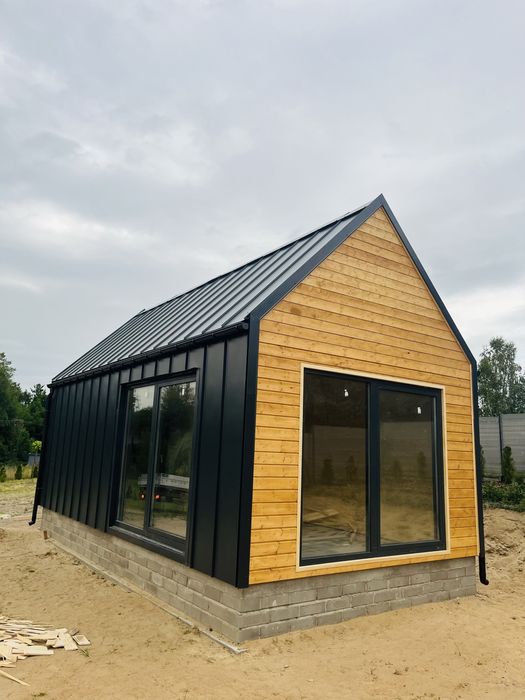 BEZ POZWOLENIA letniskowy dom szkieletowy, domek caloroczny