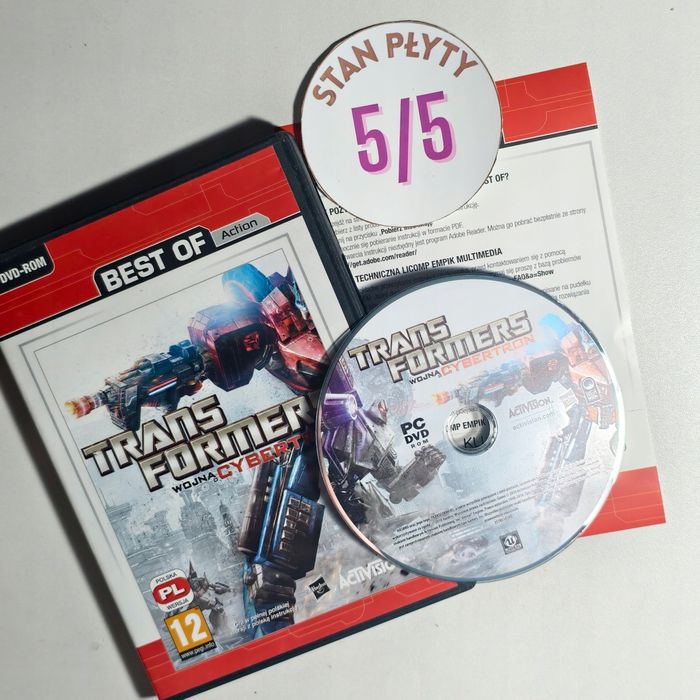 Gra PC - Transformers Wojna o Cybertron Polska Wersja SUPER STAN