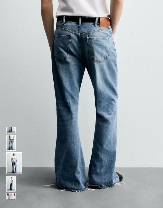 Джинси Zara чоловічі Flared Jeans