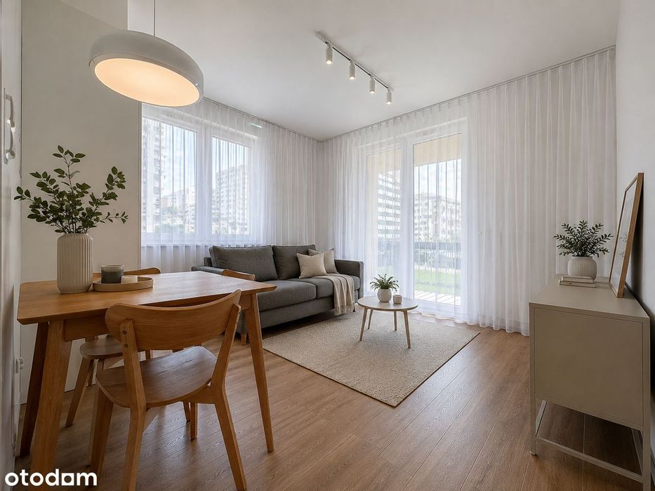 Studio | 30 m2 | Balkon | 7 piętro | TOP Floor | Bezpośrednio