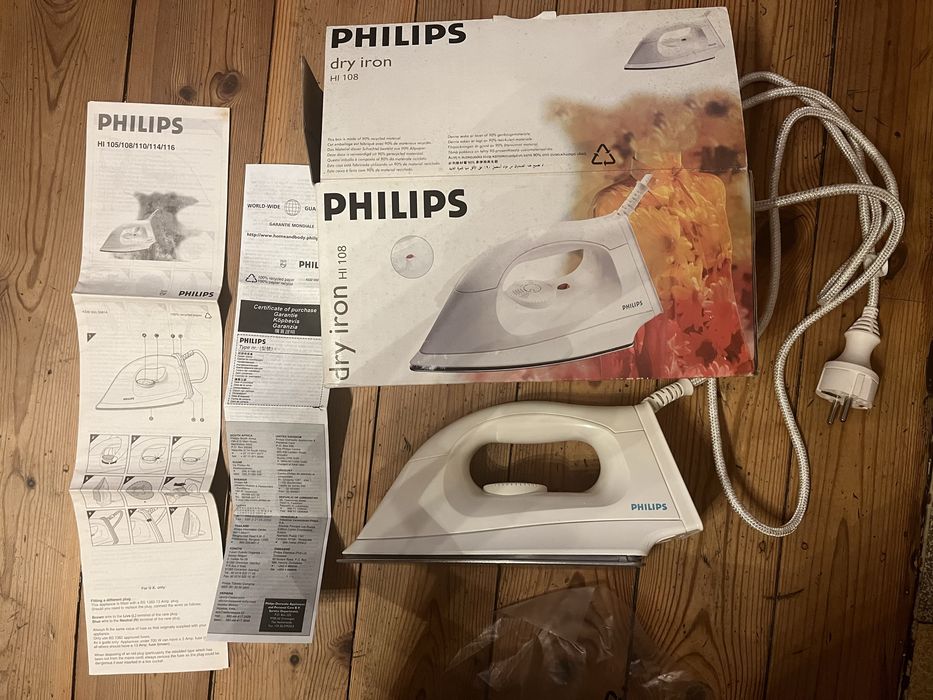 Żelazko Philips Dry Iron HI 108 nowe!