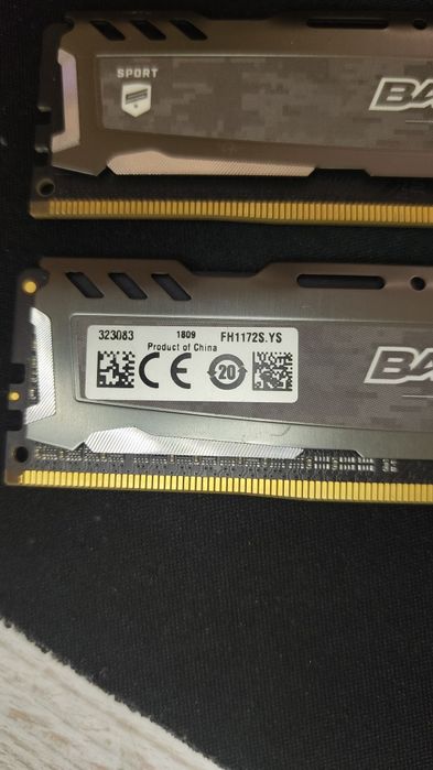 RAM Ballistix Sport DDR4 2x4GB 2400MHz