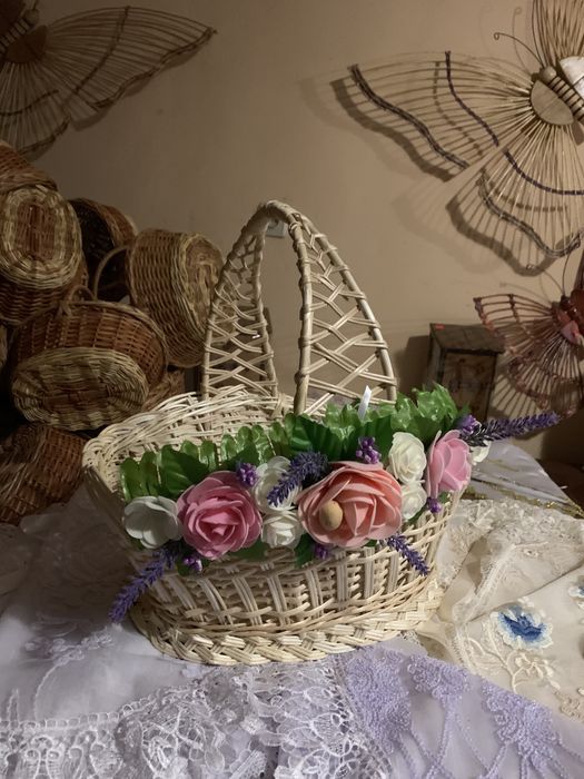 Корзина из лозы / корзина з лози / корзина на пасху / Из лози