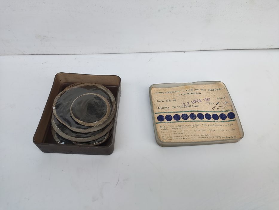 NOWY Zestaw łatek lux do Wulkanizacji na Zimno PRL Vintage
