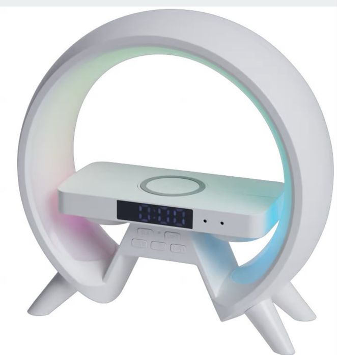 Budzik Lampka LED ładowarka indukcyjna