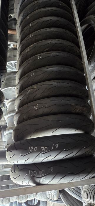 Моторезина 120/70 R17 з Німеччини | Великий вибір б/у шин для мотоцикл