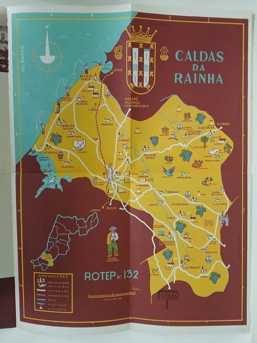 Caldas da rainha planta da cidade edições ROTEP