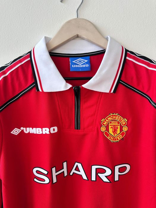 Футбольна футболка beckham #7 manchester united 1999 champions