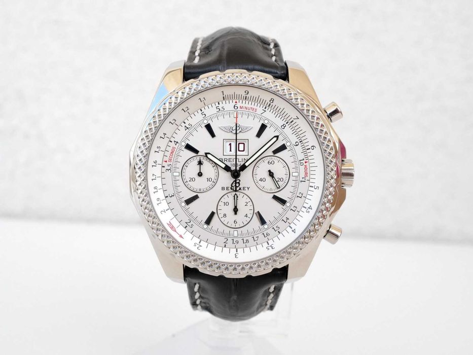 Breitling Bentley 6.75 Chronograph White Dial 49mm