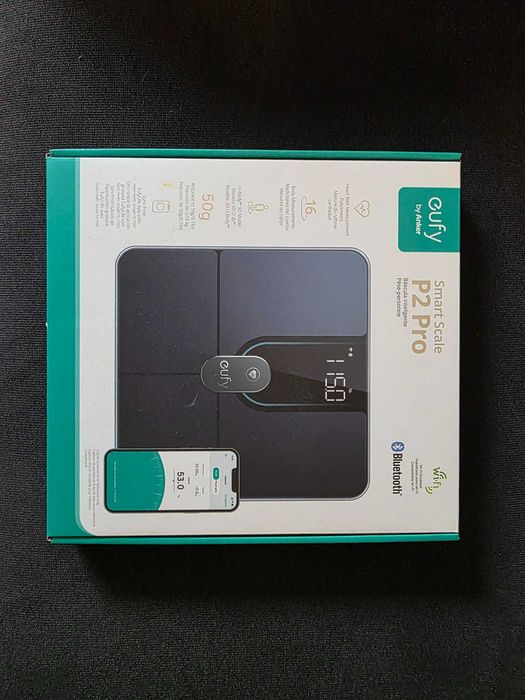 Waga łazienkowa Eufy Waga łazien. EUFY Smart Scale P2 PRO Czarny