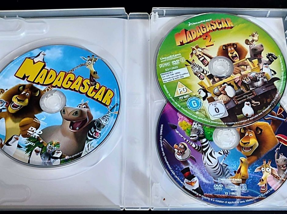 Madagaskar Trylogia DVD